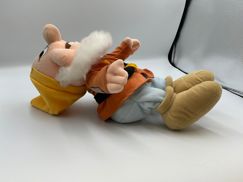 Disney Store Snow White Happy Dwarf Bean Bag Plush Toy