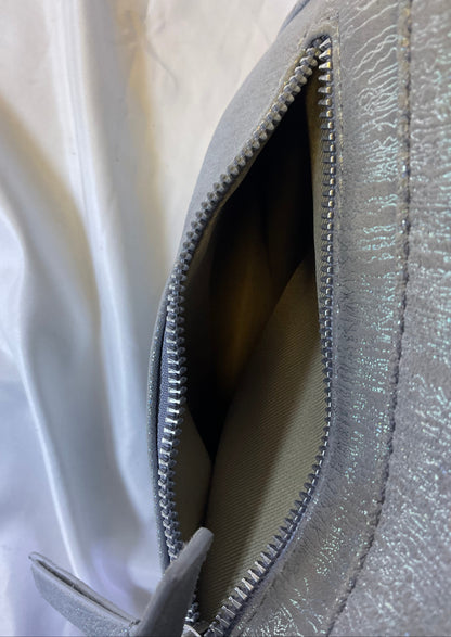 American Leather Co. Sherryl Oasis Blue Cross Bag