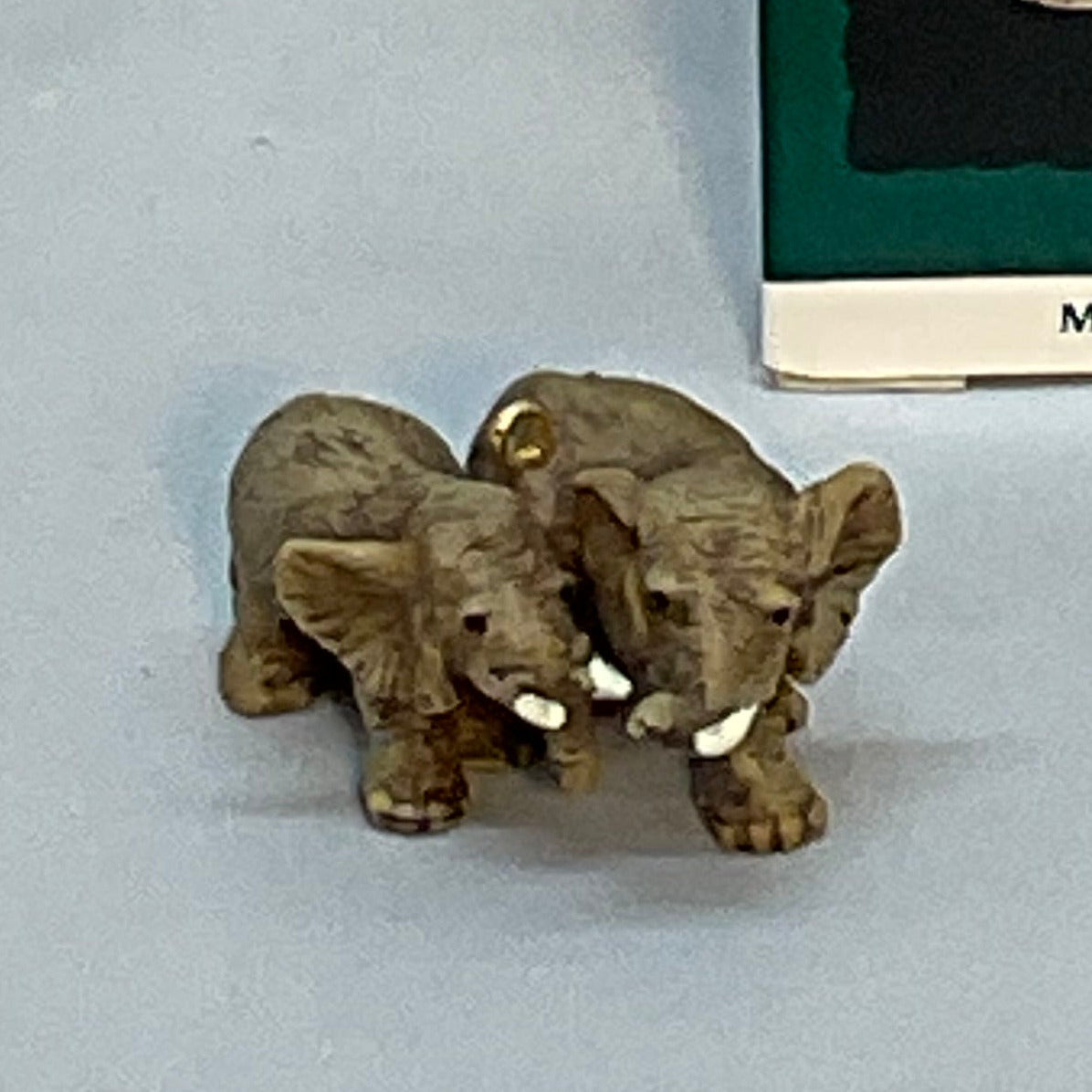 1996 Hallmark Keepsake Miniature Ornament "African Elephants"