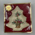Lenox Holiday Tartan Tree Candy Dish in Original Box