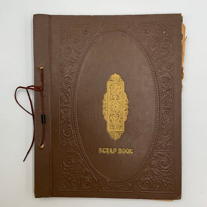 Vintage Brown Scrapbook Album Photos