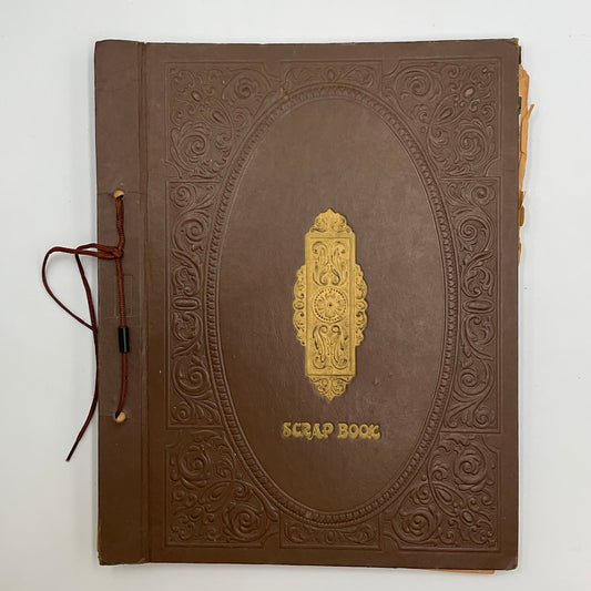 Vintage Brown Scrapbook Album Photos