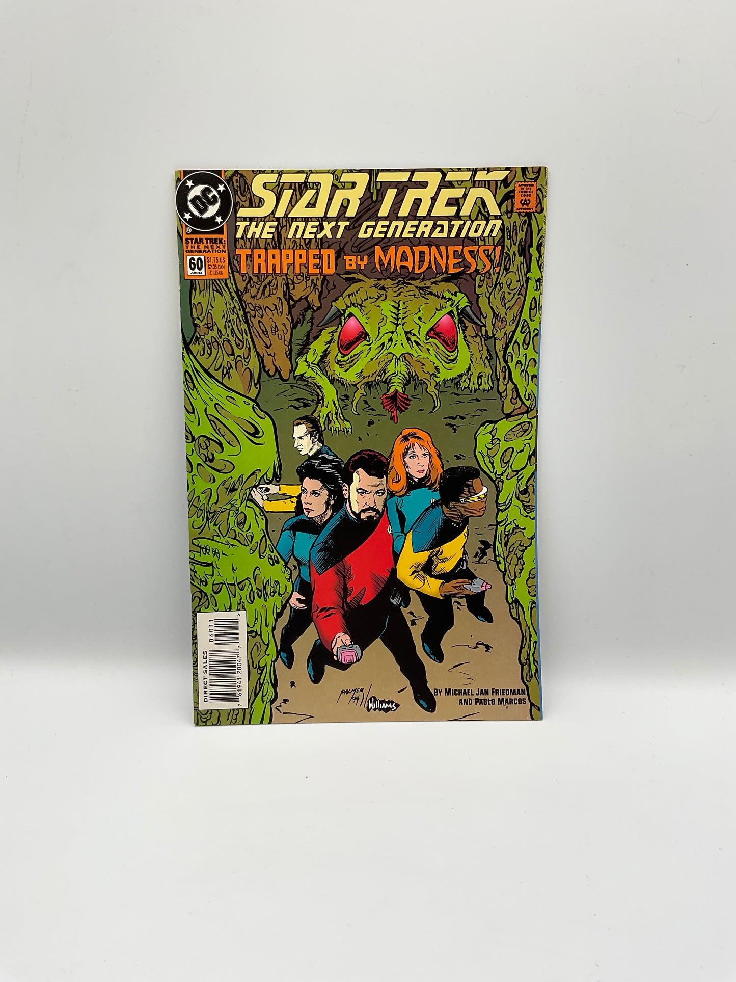 Star Trek Next Generation #60 Trapped by Madness Vintage 1994 DC Comic Book