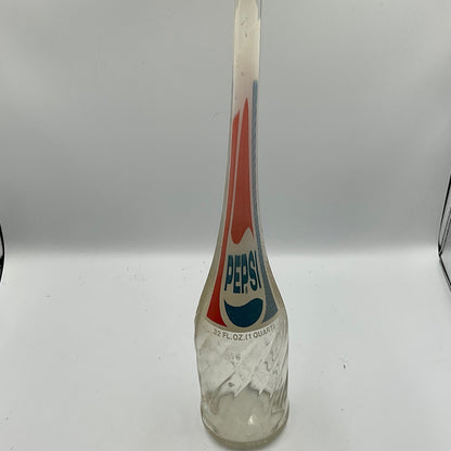 Vintage Pepsi long neck glass  Stretched Soda Bottle collectible