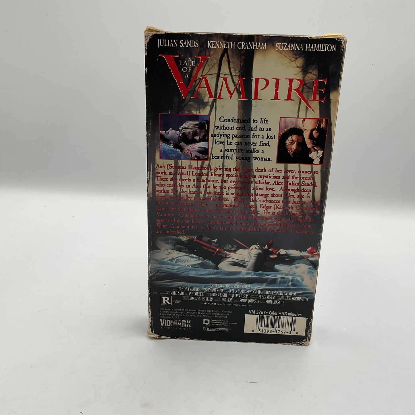 Tales Of A Vampire VHS Tape