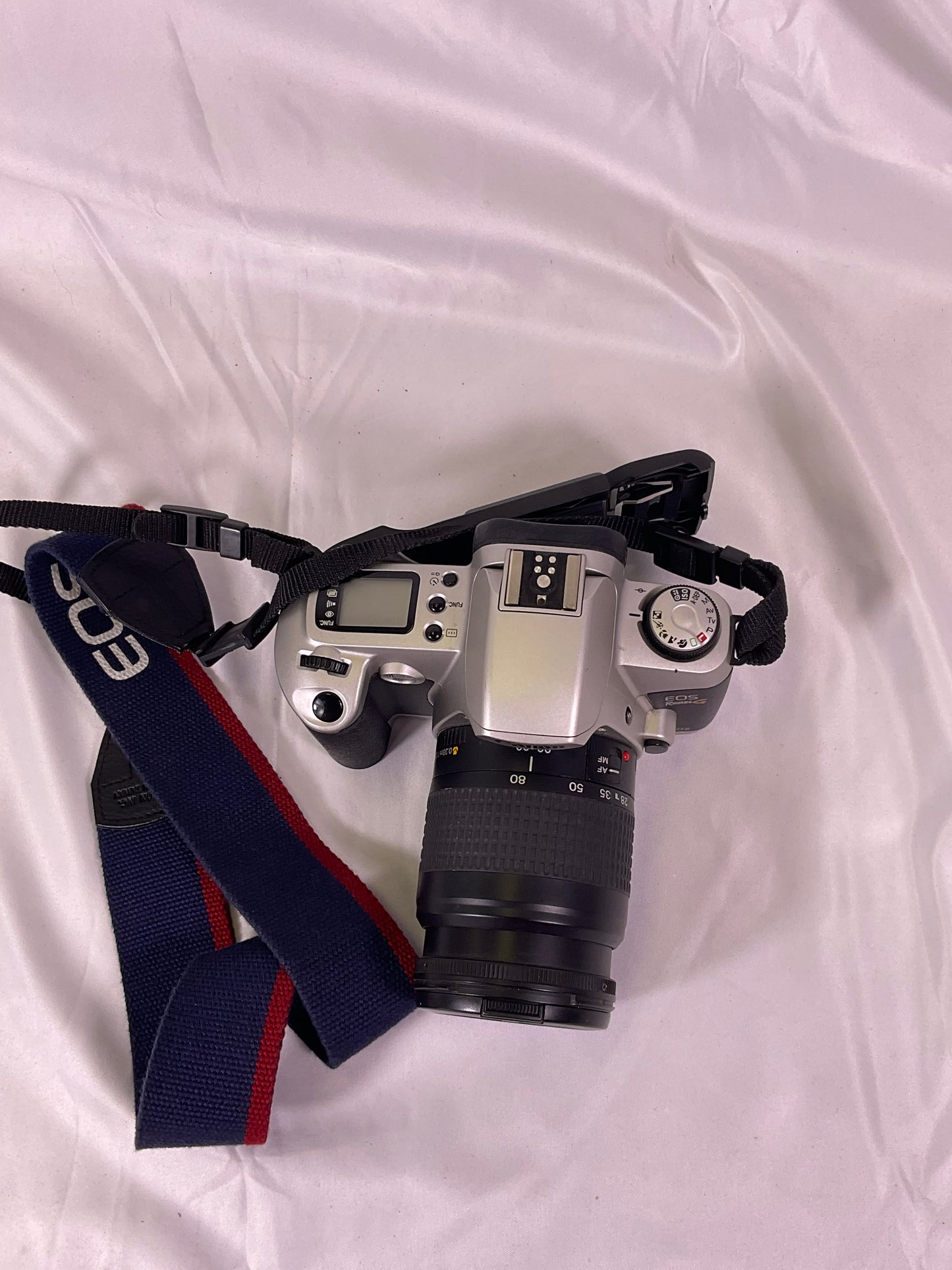 RebelG Canon Camera with Manual For Parts Back Flap Not Closing