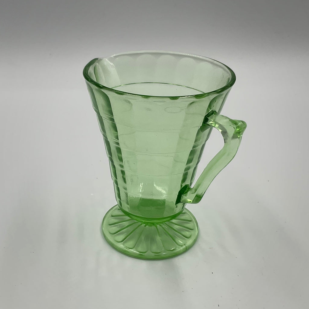 Green Depression Vintage Creamer Pitcher