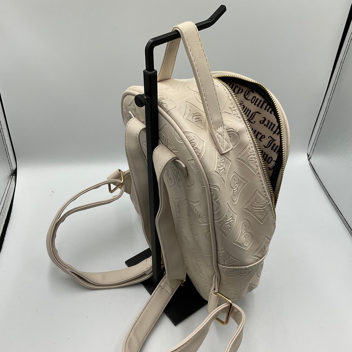 Juicy Couture monogram debossed mini backpack