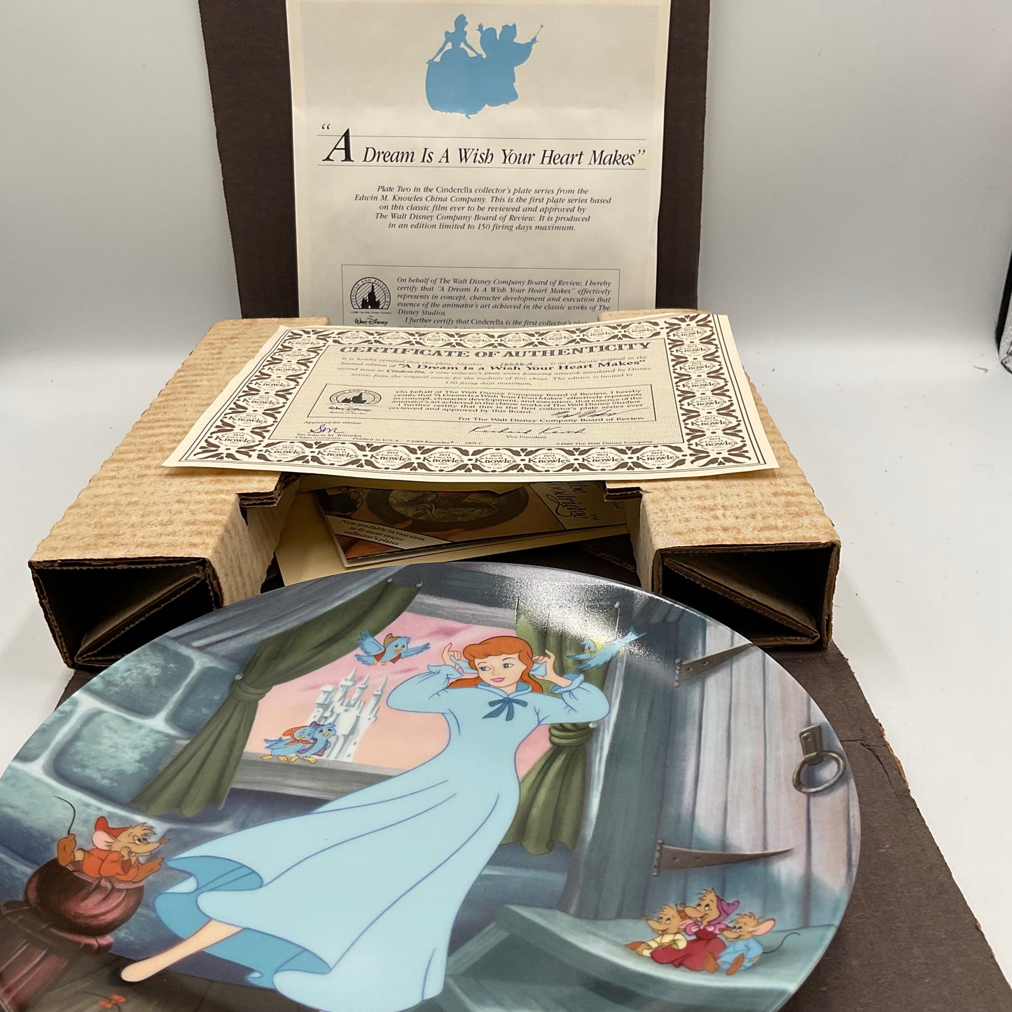 The Edwin M.Knowles China Co. A Dream is a Wish your Heart Makes Cinderella