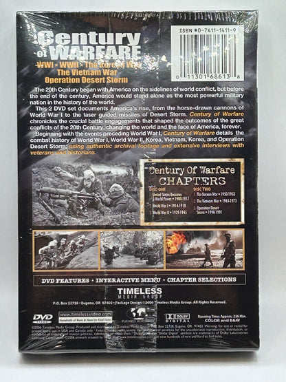 Century of Warfare 2-Disc DVD Box Set (2007) New Sealed