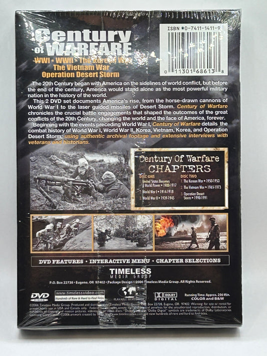 Century of Warfare 2-Disc DVD Box Set (2007) New Sealed