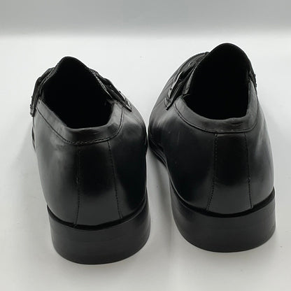 Kenneth Cole Black Leather Brock Loafers Men's Shoes Size 12