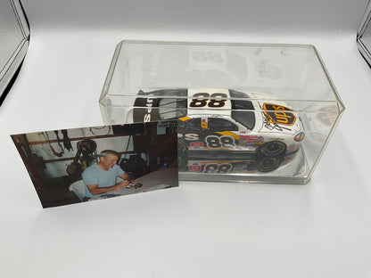 Dale Jarrett Autographed 1:24 Scale Die-Cast Replica with Photo