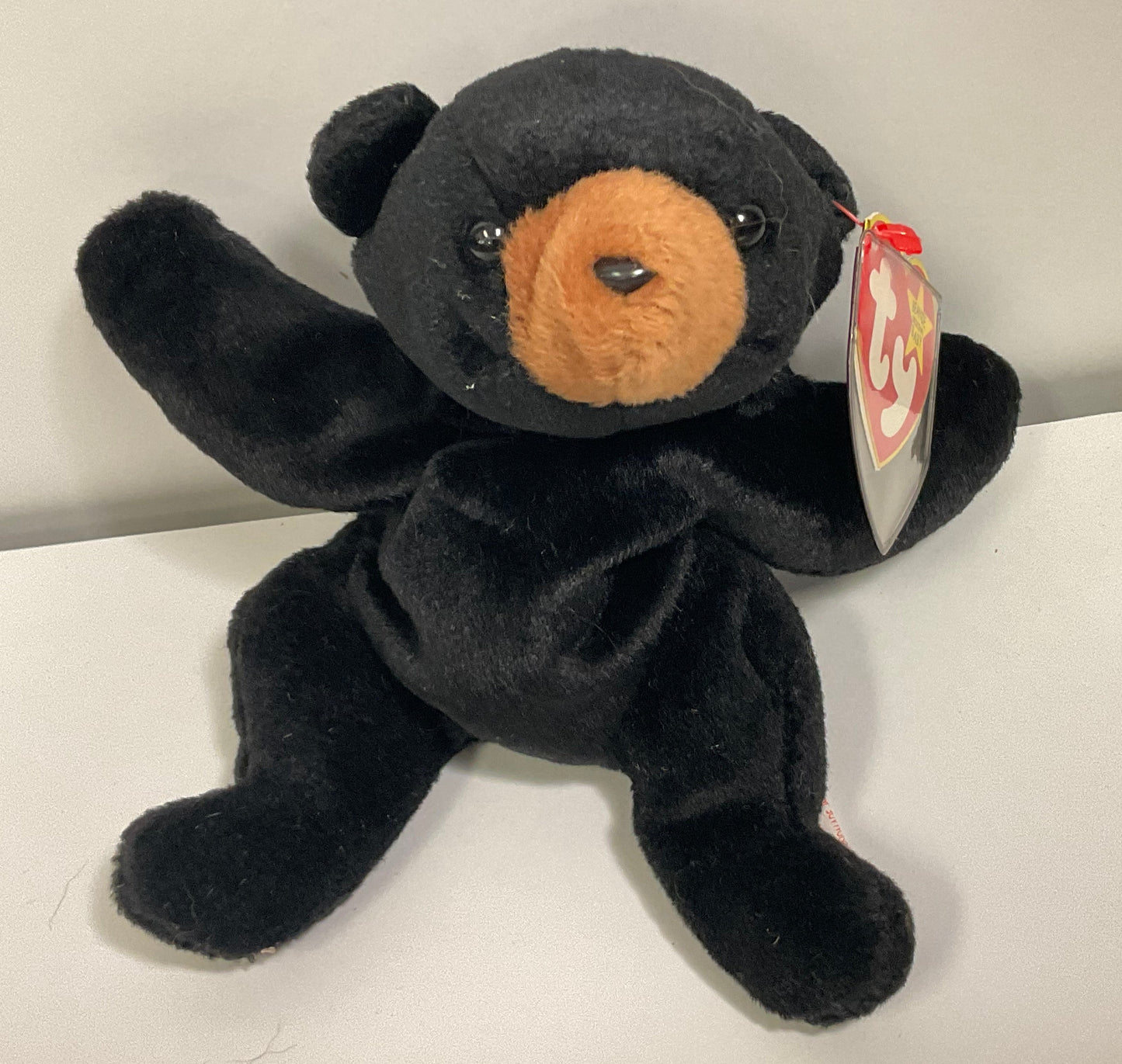 Blackie the Black Bear Vintage 1994 Ty Beanie Babies Collection Plush Collectible with Tag Beanie Baby