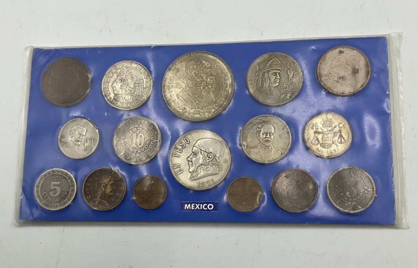 Souvenir Set of Historical Mexican Coins Mexico Mint Sealed