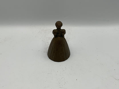 Antique Vintage English Maiden Lady Tea Bell England