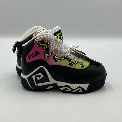 Fila MB Black Pink Yellow Girls Shoes Size 7 New with Tags