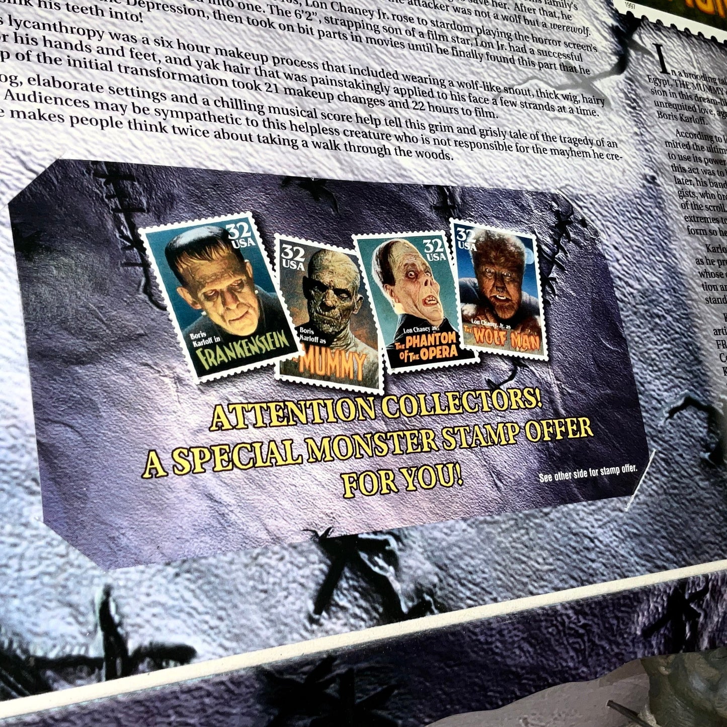 Universal Studios Monsters Collection Vintage 1997 Kenner Figures