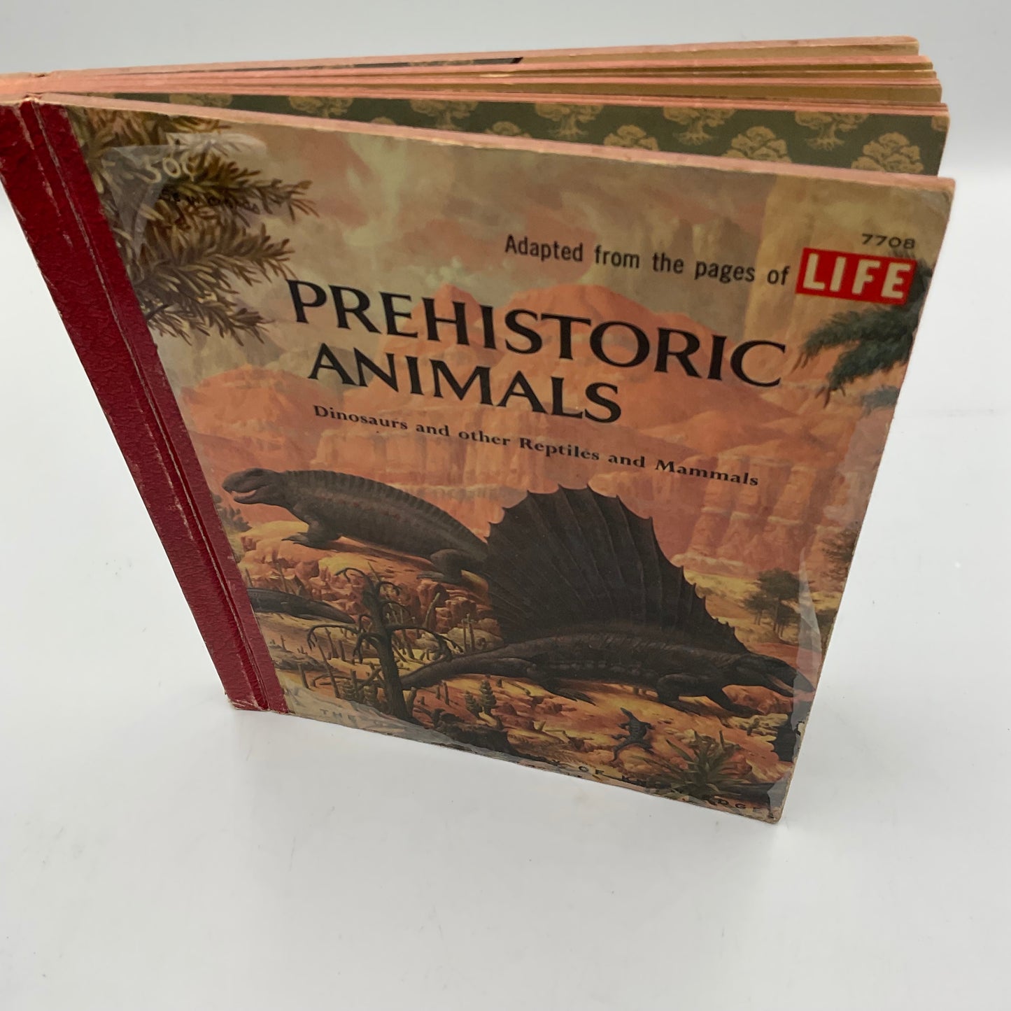 Life Prehistoric Animals Dinosaurs Other Reptiles Mammals Vintage Hardcover Book