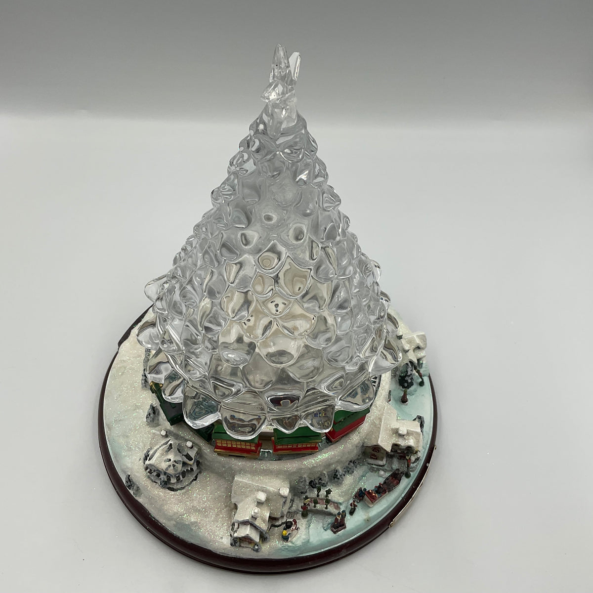 Thomas Kinkade Reflections Of Christmas Light Up Tree Tested and Works