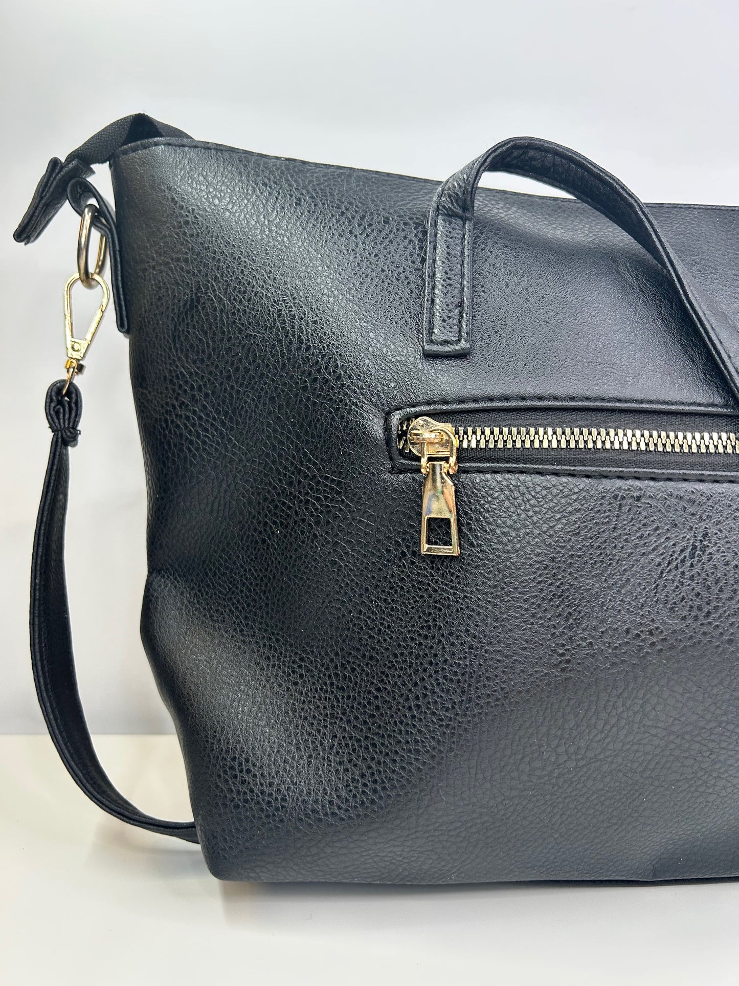 Betty Boop Handbag Black and Red Vegan Leather