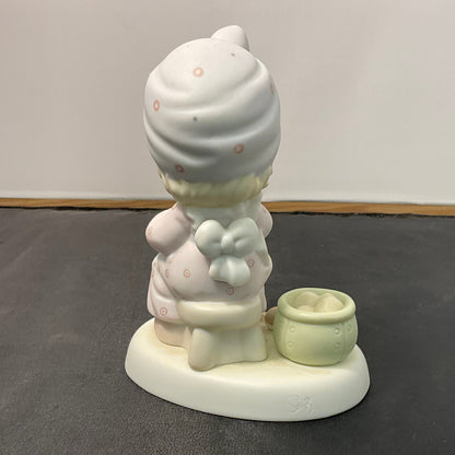 Precious Moments Vintage 1995 Always Take Time to Pray Hand Painted Porcelain Collectible Figurine