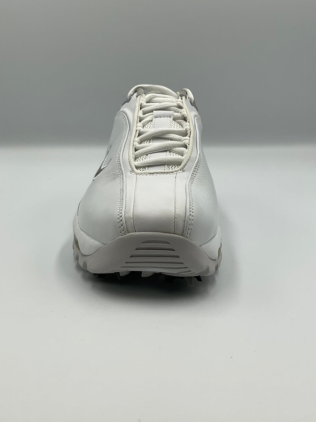 Nike WMNS Air Max Sport Plus Golf Shoes 307428-101 White Metallic Silver