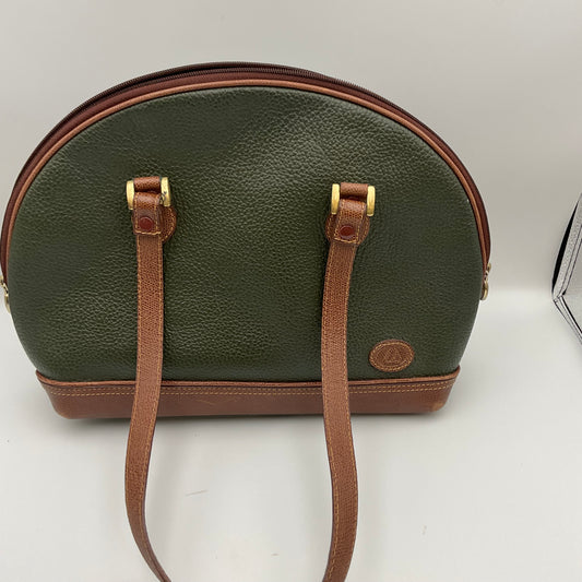 Liz Claiborne Green and Brown Large Purse