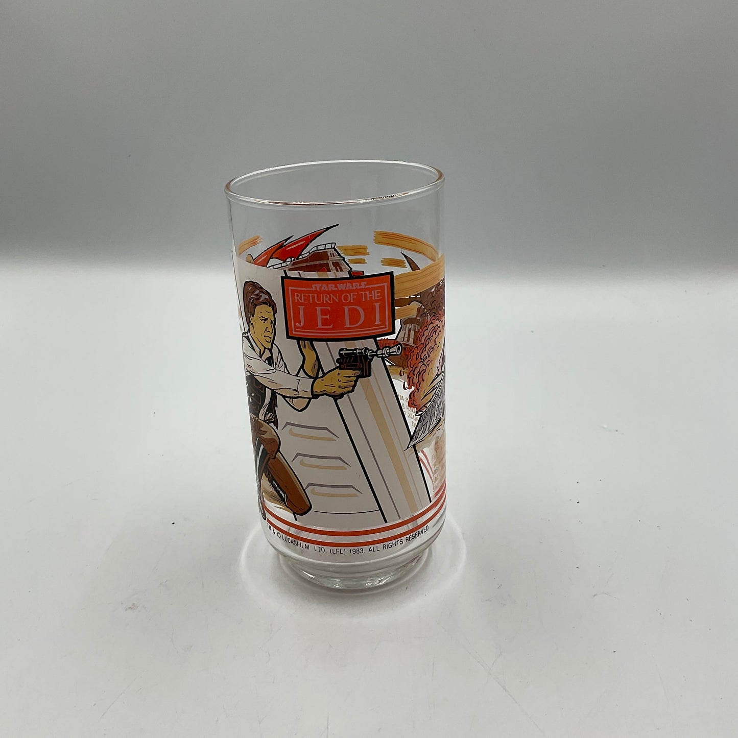 Star Wars Return of the Jedi Drinking Glasses 1983 Burger King