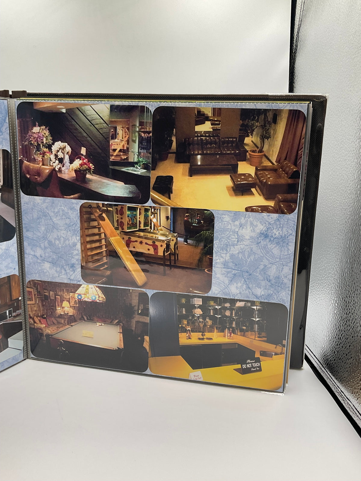 completed, vintage Graceland & Memphis vacation photo scrapbook