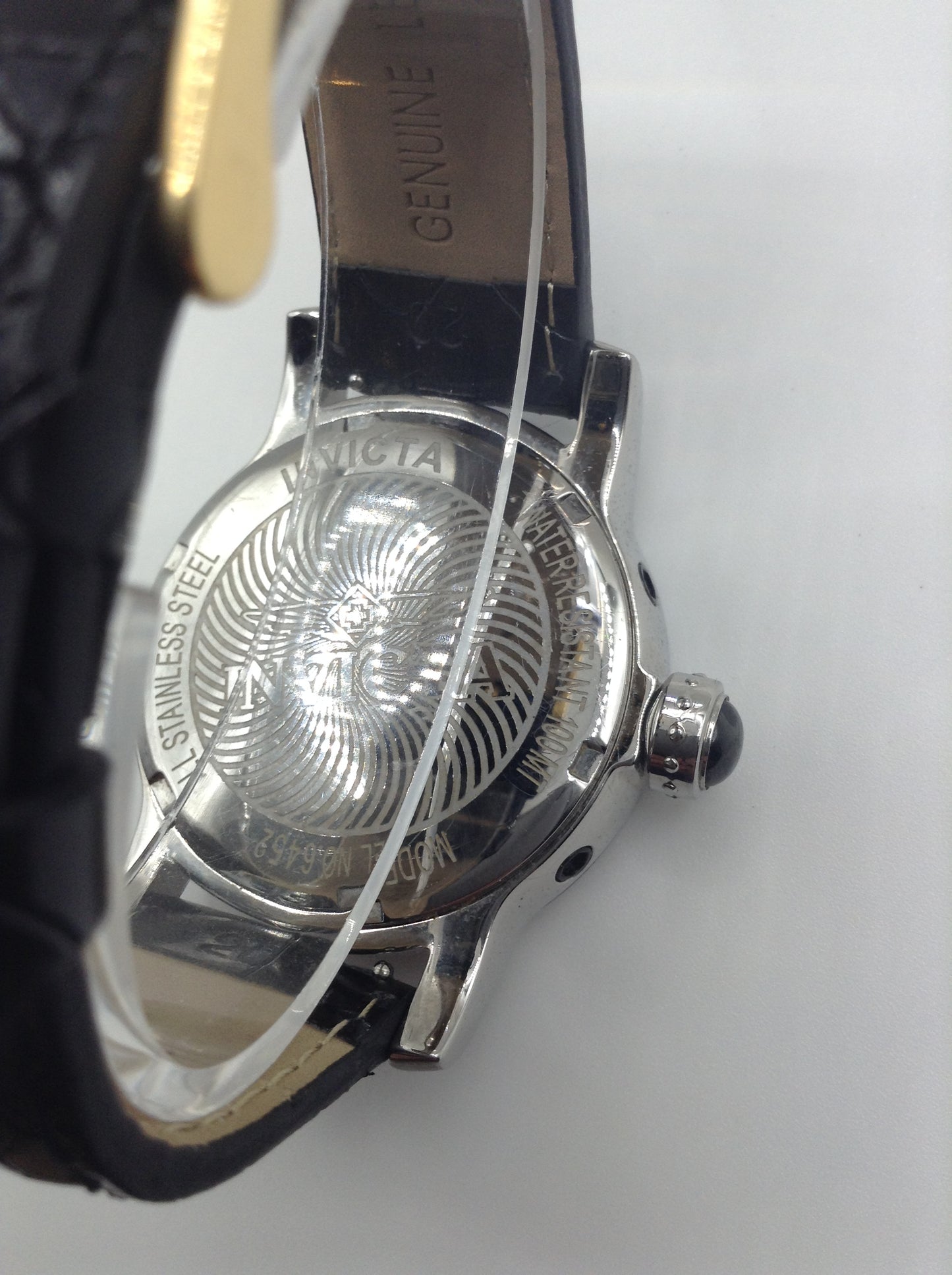 Invicta Classique Quartz Mother of Pearl Italian Crystal Dial Watch with New Band