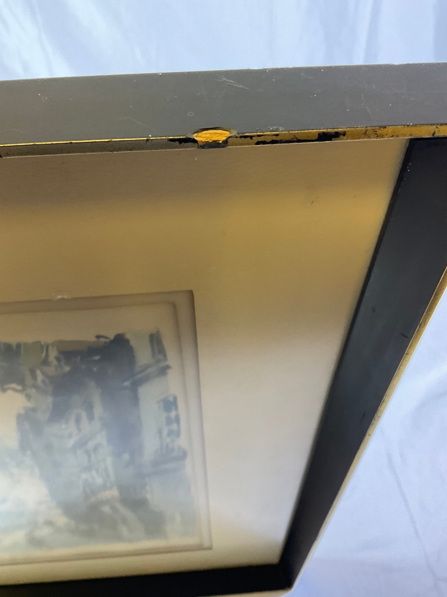 Franz Herbelot Water Color Paris Themed City Street Framed #2