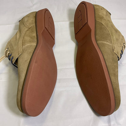 Crown and Ivy Tobacco Tan Suede and Leather Men's Shoes Size 13M Casual Dress Derby Loafers