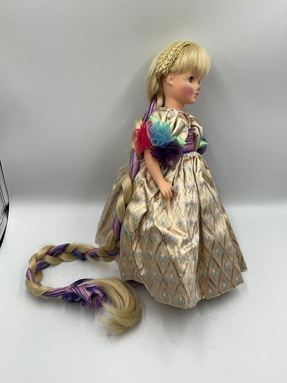 Vintage Madame Alexander Rapunzel and Mother Gothel Doll 14 inch with Long Braid Accessory