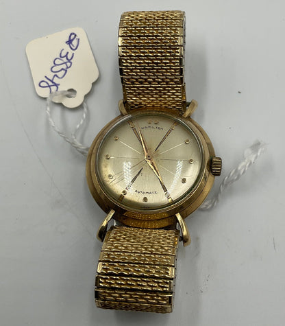 Hamilton 10K Gold Filled Vintage 1950s K-454 Sputnik Manual Wind-Up Watch