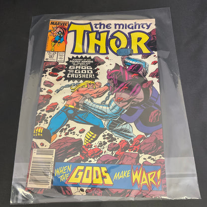 The Mighty Thor #397 When The Gods Make War Vintage 1988
