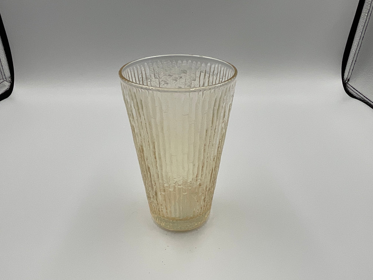 Jeannette Glass Finlandia Marigold Tree Bark Carnival Tumbler (5)