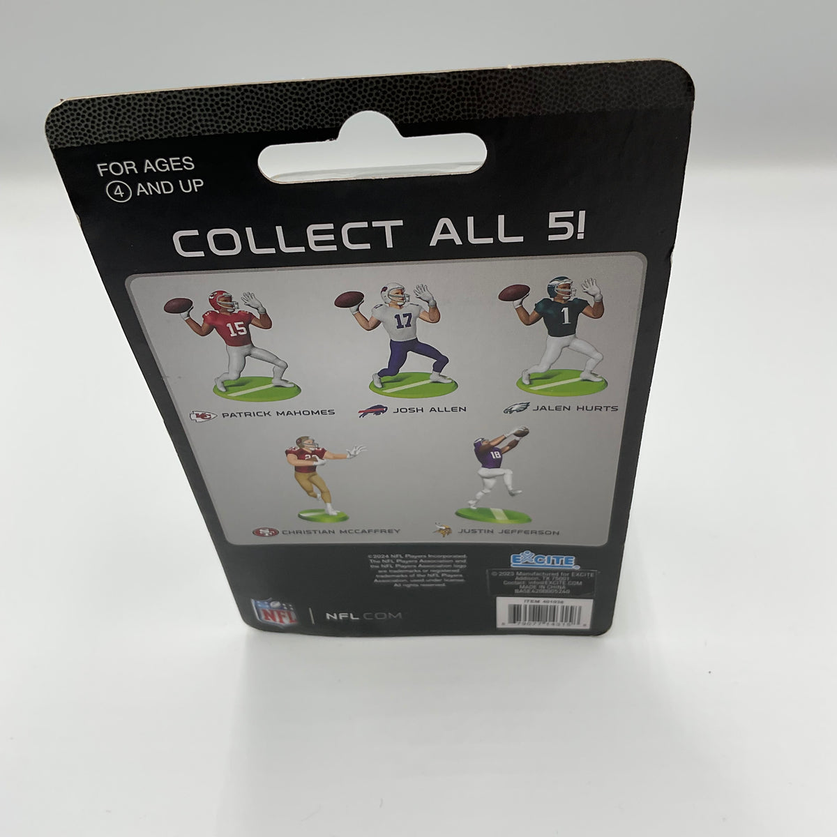 NFL Jalen Hurts Philadelphia Eagles #1 Collectible Football Figure Sealed