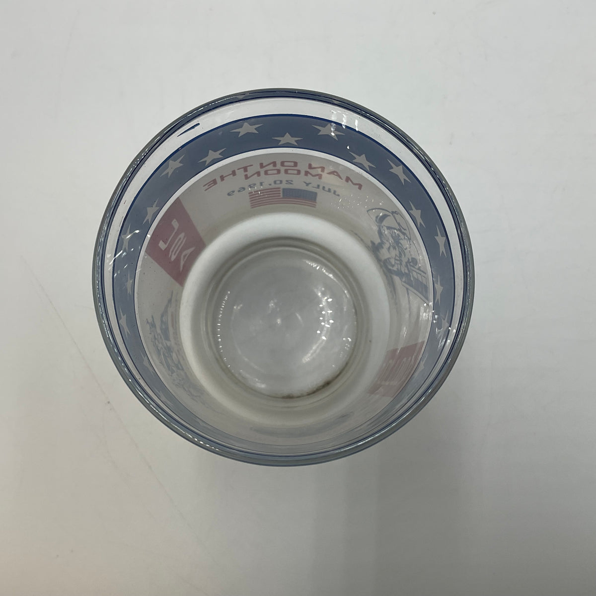 Vintage 1969 Apollo 11 Man on the Moon Libbey Glass Tumbler NASA Collectible USA