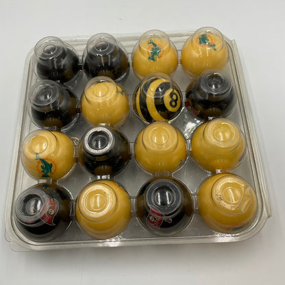 NFL Billard Pool ball Set Tampa Bay Buccaneers and Miami Dolphins