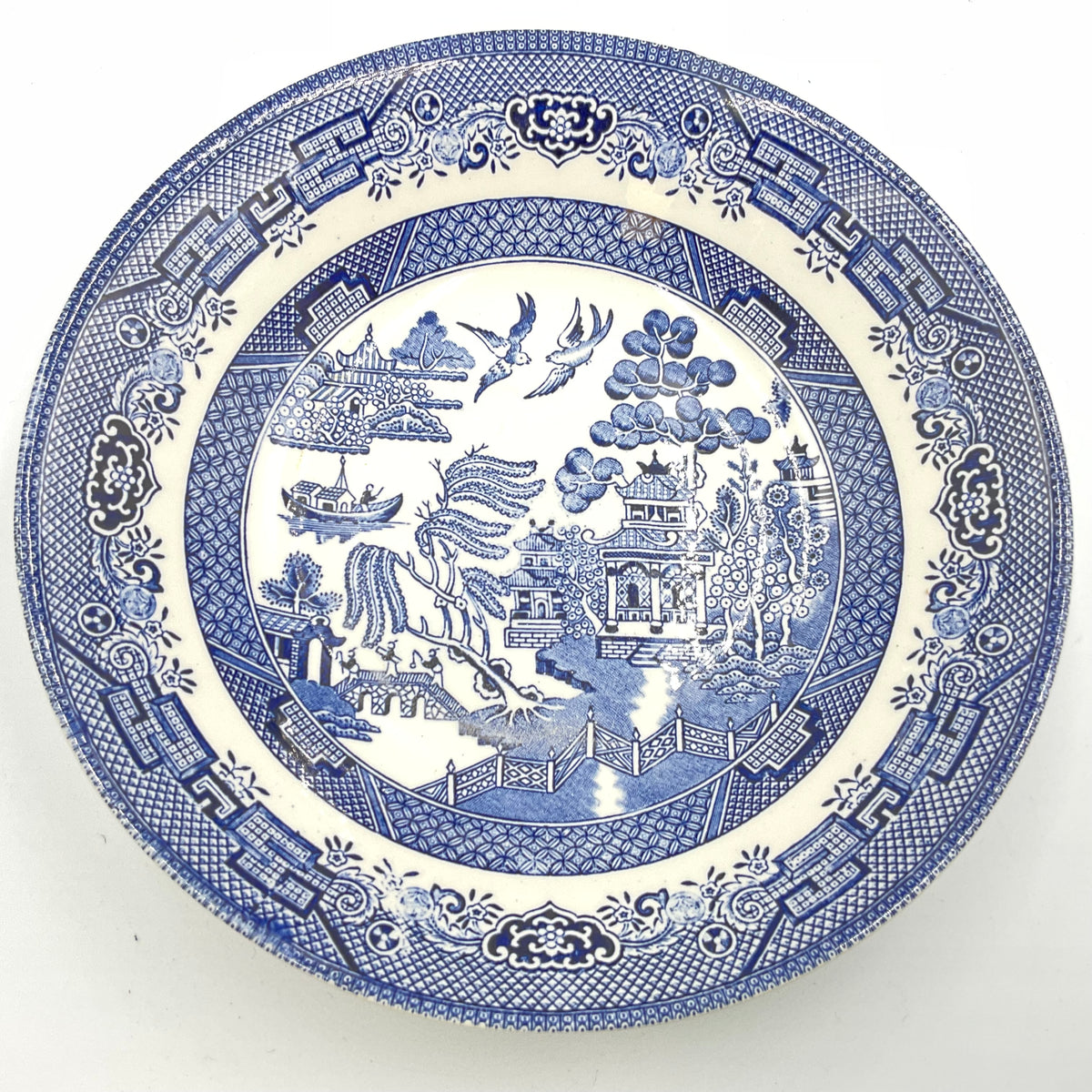 Vintage Churchill Blue Willow Soup Bowl