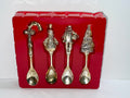 Wallace Silversmiths Silverplated Set of 4 Demi Tasse Spoons New in Original Box