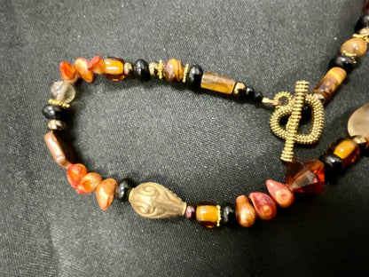 Multicolor Beaded Choker Fashion Jewelry Necklace