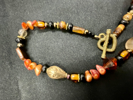 Multicolor Beaded Choker Fashion Jewelry Necklace