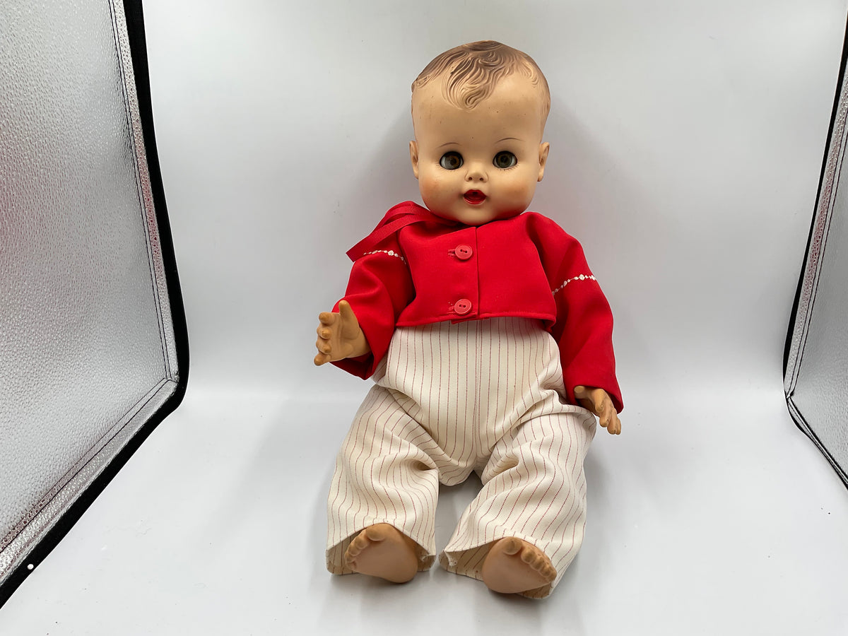 Vintage Eugene Baby Doll Drink-and-Wet Sleepy Eye Molded Hair 16"