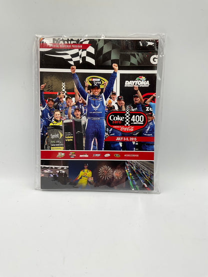 2015 Coke Zero 400 Daytona NASCAR Offical Race Program Aric Almirola