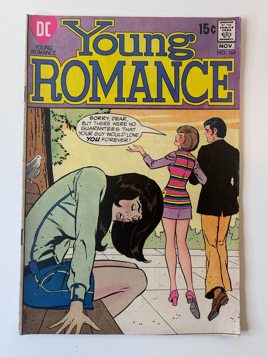 Young Romance #168 Vintage 1970 DC Comics Comic Book