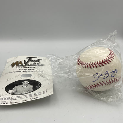 Brandon Beachy Major League Autographed Baseball