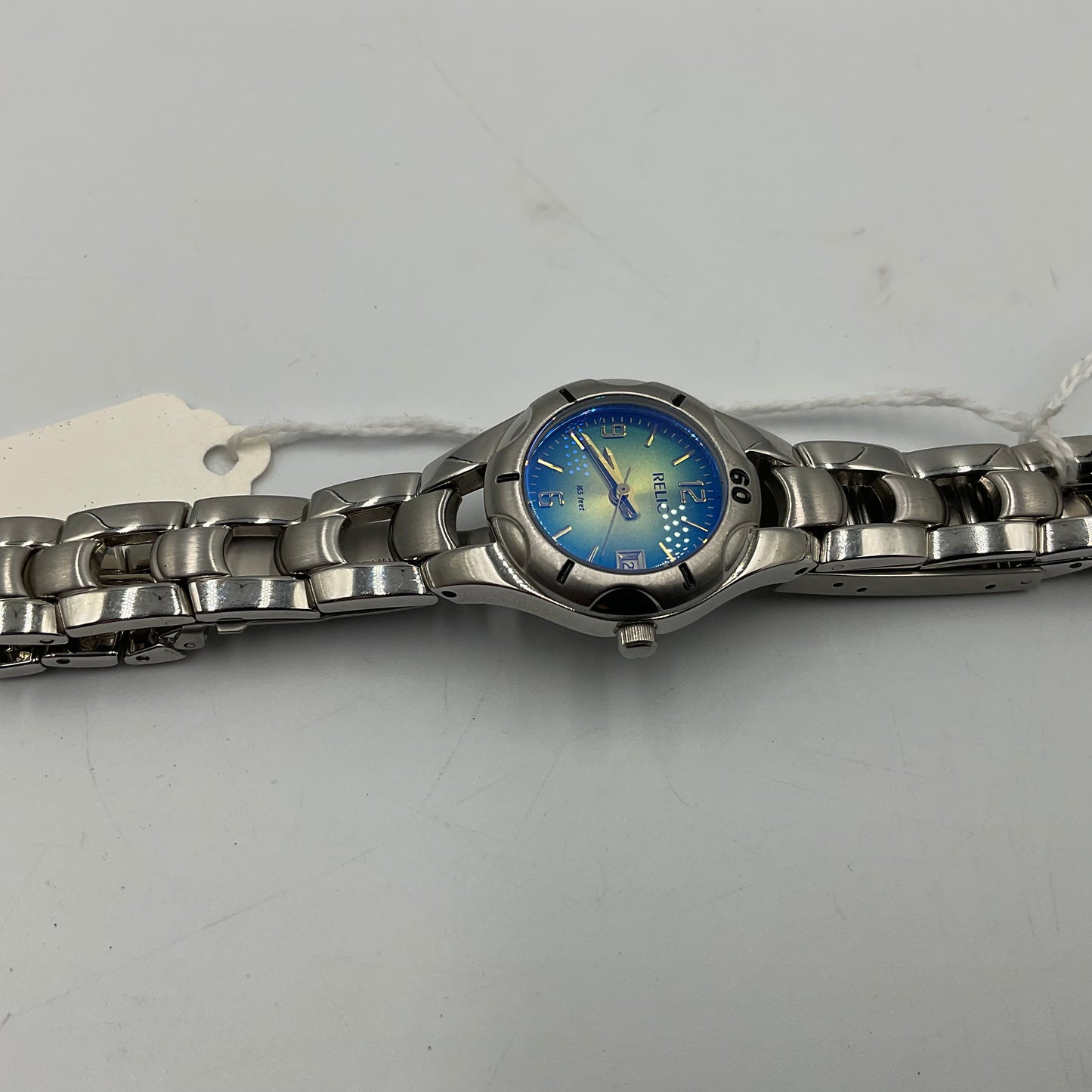 Relic Blue Face Silver Watch