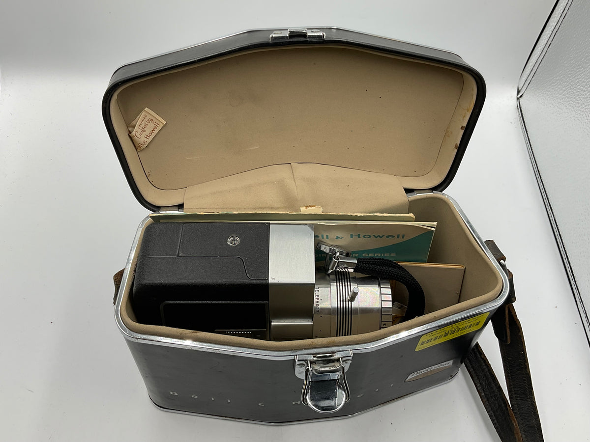 Vintage Bell & Howell Movie Camera w/ Orginal Case Untested